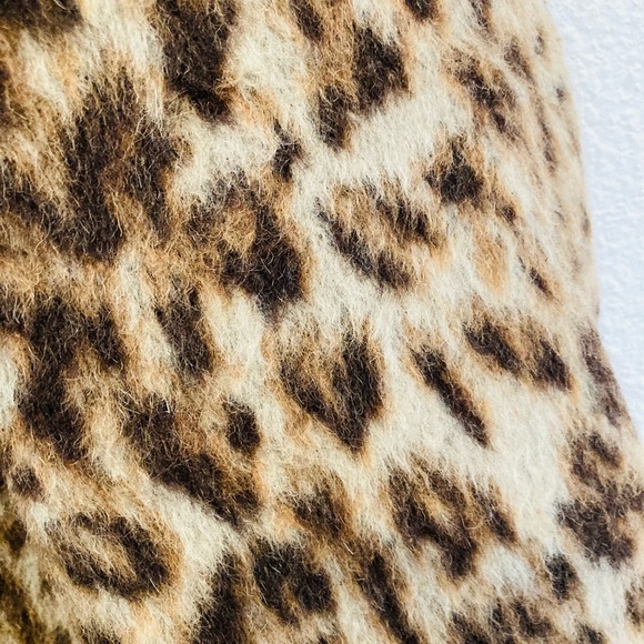 J. Crew Snow Leopard Print Top Peacoat - Picture 4 of 12